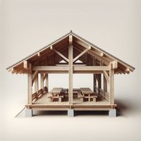 Opførelse af overdækket terrasse